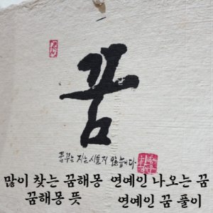 연예인꿈 해몽풀이